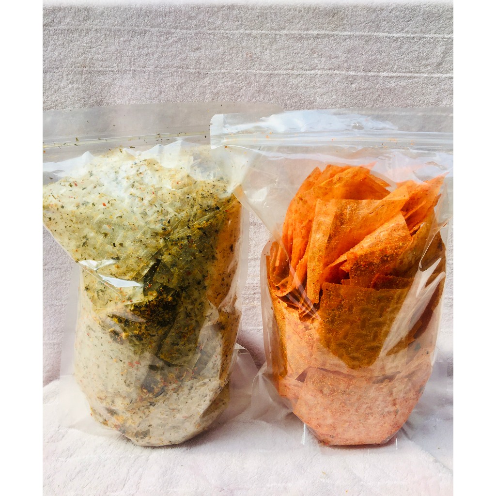 Combo 2 bịch bánh tráng 300g rong biển và 300g tép hành siêu ngon