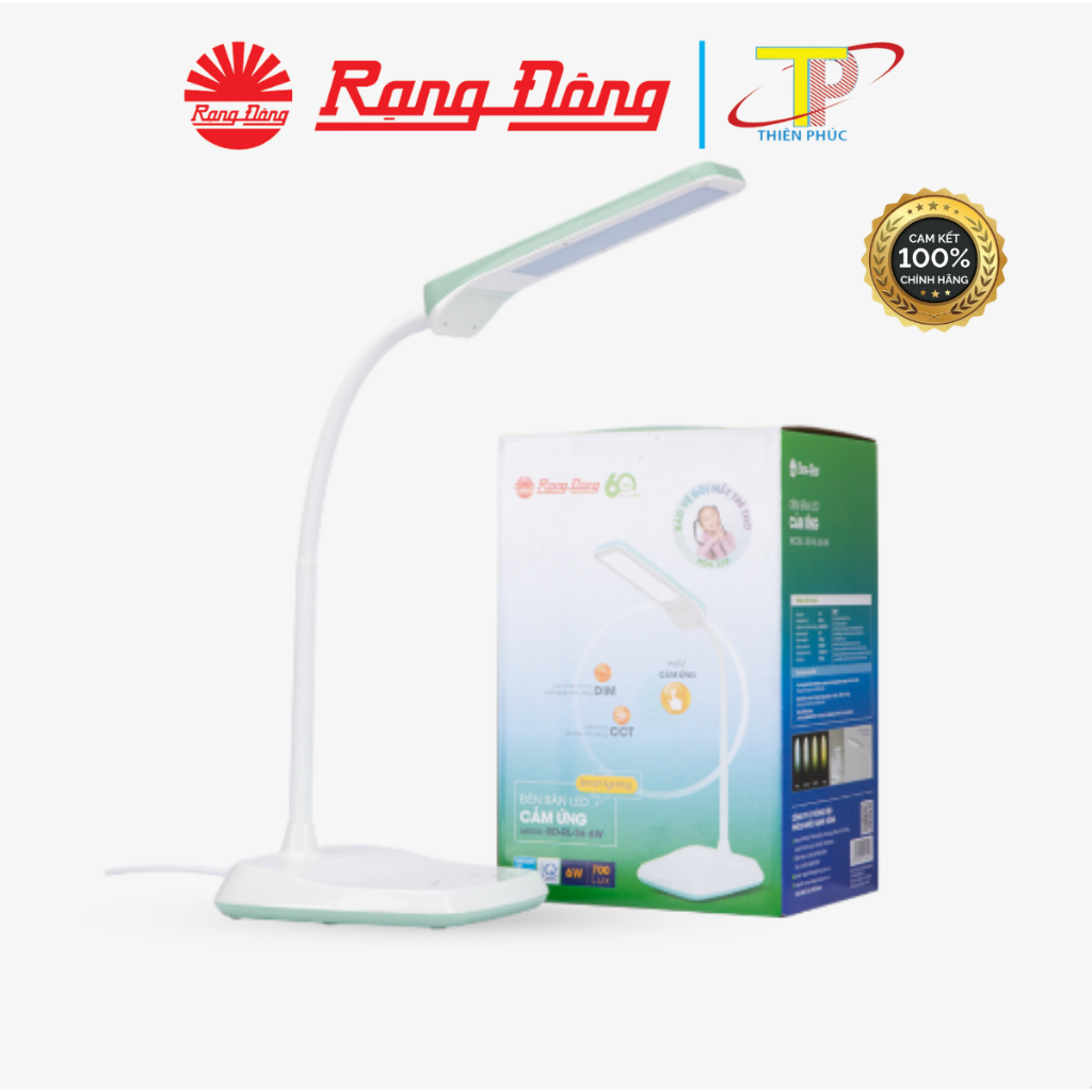 Đèn bàn LED cảm ứng Rạng Đông (Model: RD-RL-36.LED)