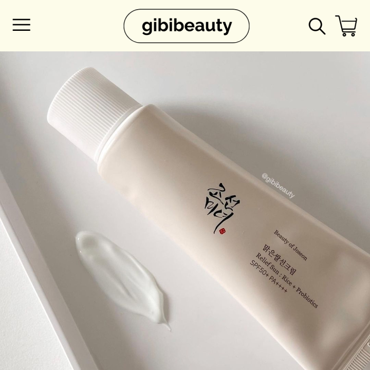 Kem chống nắng hoá học BEAUTY OF JOSEON Relief Sun Rice+ Probiotics 50ml