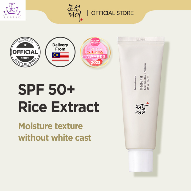 Kem chống nắng hoá học BEAUTY OF JOSEON Relief Sun Rice+ Probiotics 50ml