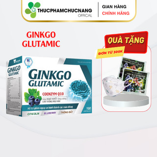Viên uống bổ não, hoạt huyết GINKGO GLUTAMIC DANIPHARM hộp 100 viên