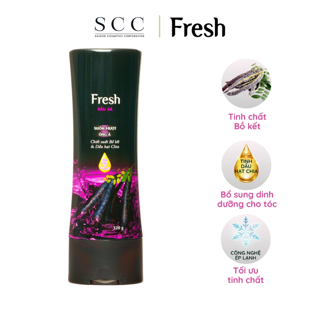 Combo Dầu gội Fresh 650g + Dầu xả Fresh 320g