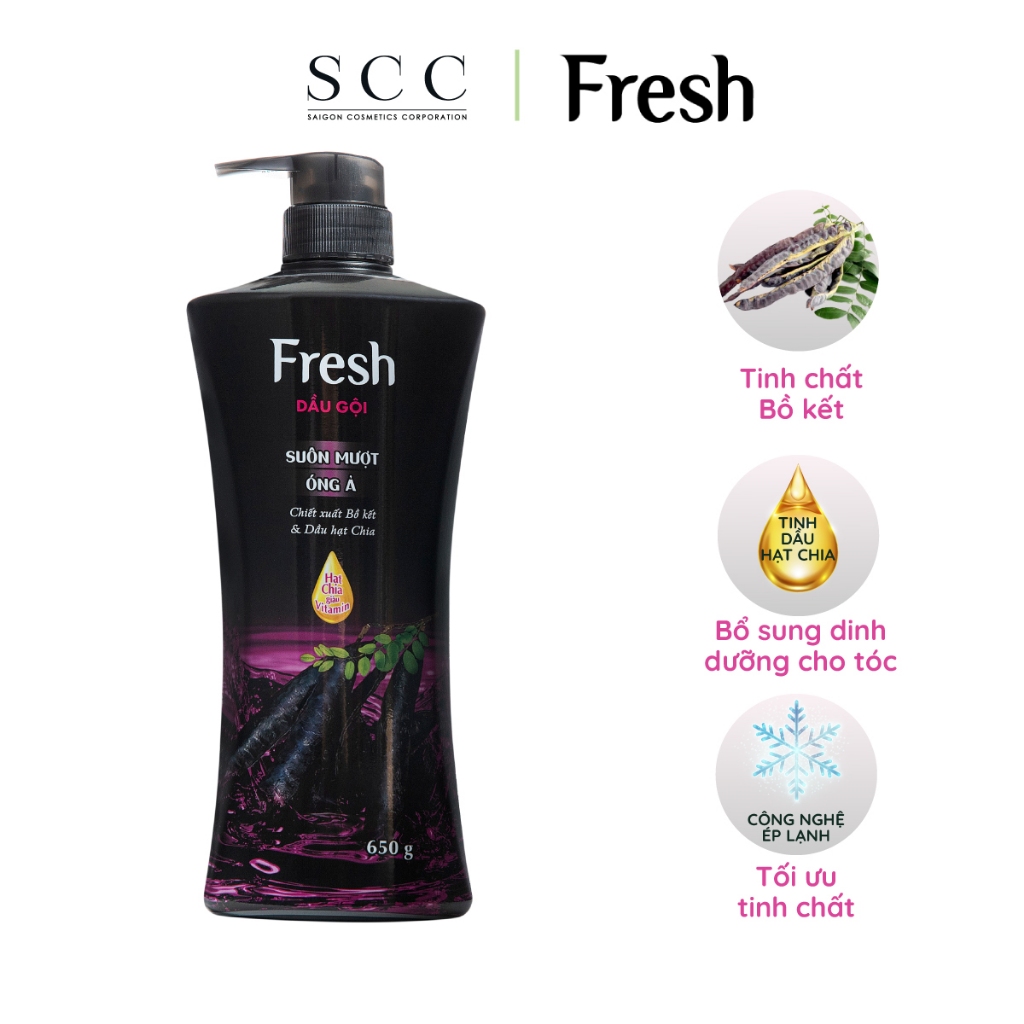 Combo Dầu gội Fresh 650g + Dầu xả Fresh 320g