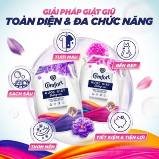 Nước giặt Comfort dưỡng vải hương thời thượng túi 3.1kg/3,6kg mới