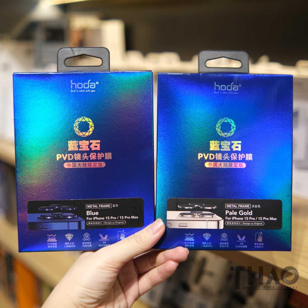Miếng dán bảo vệ lens camera Hoda Sapphire dành cho iPhone