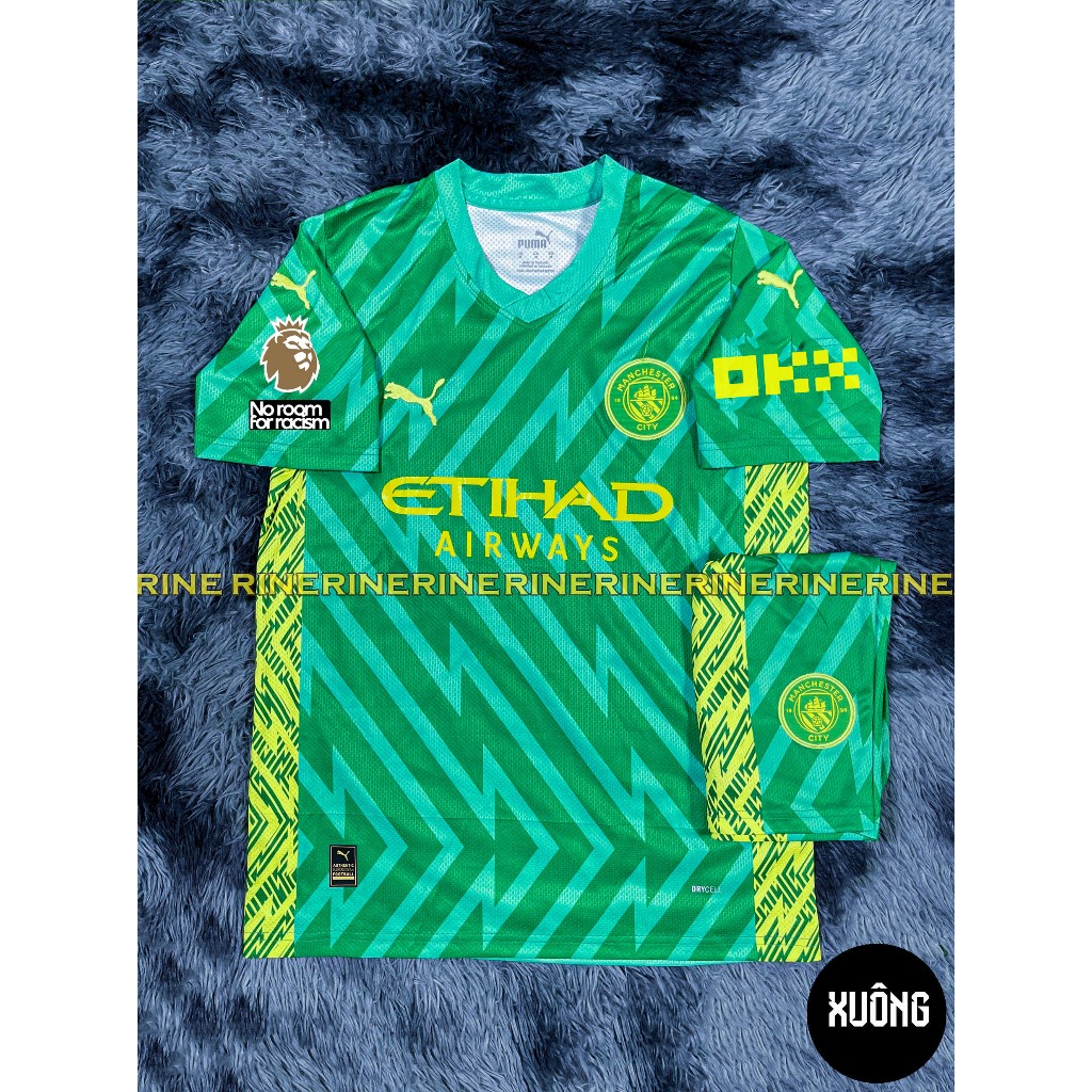 Bộ Áo bóng đá Mancity - MC mùa mới hàng Thailand chuẩn thi đấu 100%. Cam kết Y Hình