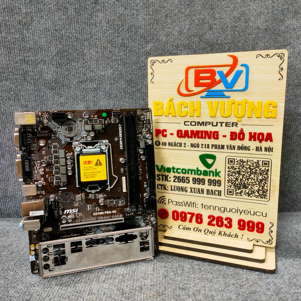 Mainboard MSI H310M PRO-VD 2ND BẢO HÀNH 1 THÁNG
