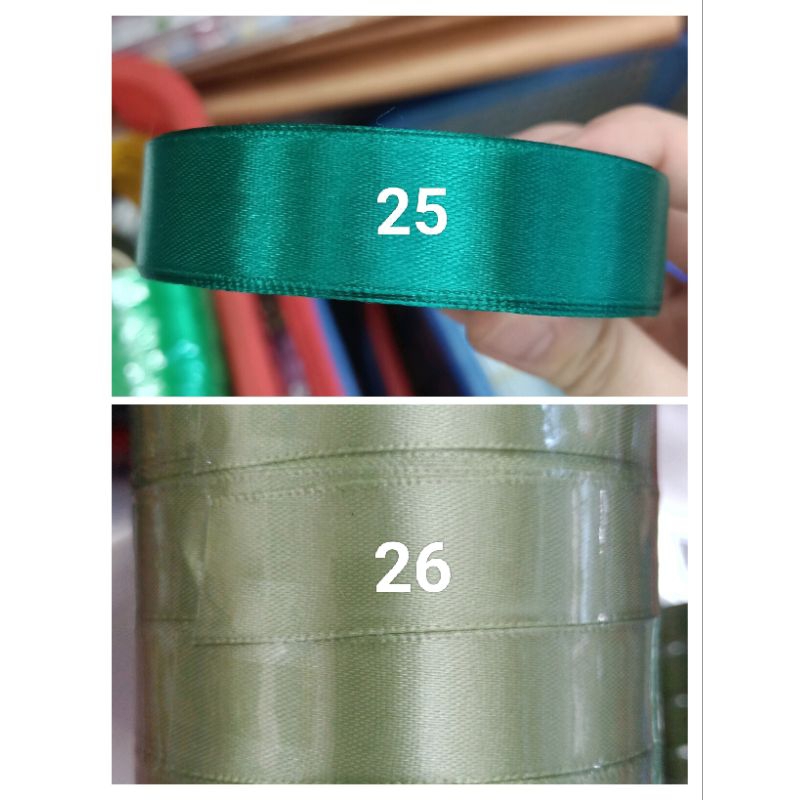 Ruy băng lụa satin 2cm - Cuộn 25 Yards/Cuộn