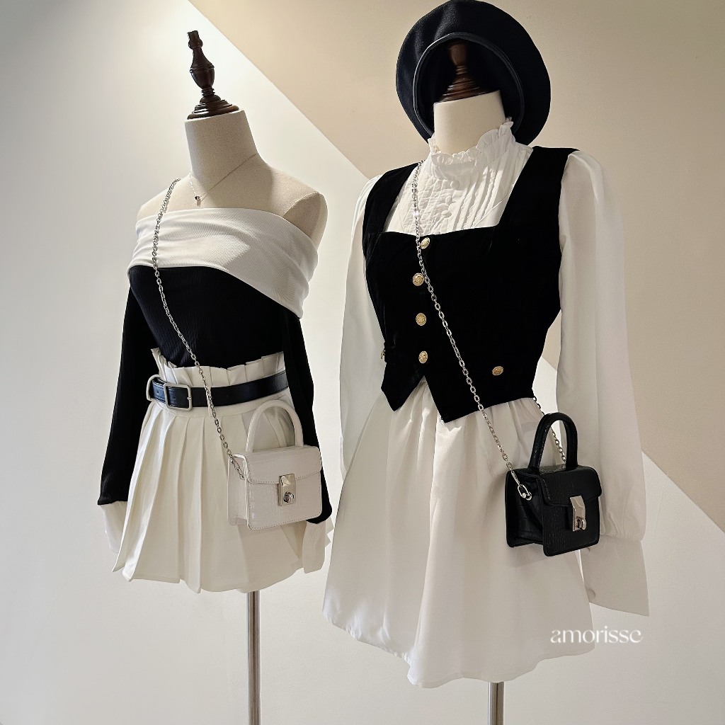 Set Đầm thô Ly Ngực kèm Gile Nhung