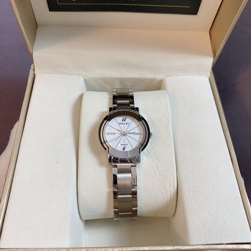 Đồng hồ Nữ Hale ah457 dây thép cao cấp , máy nhật chống nước tốt