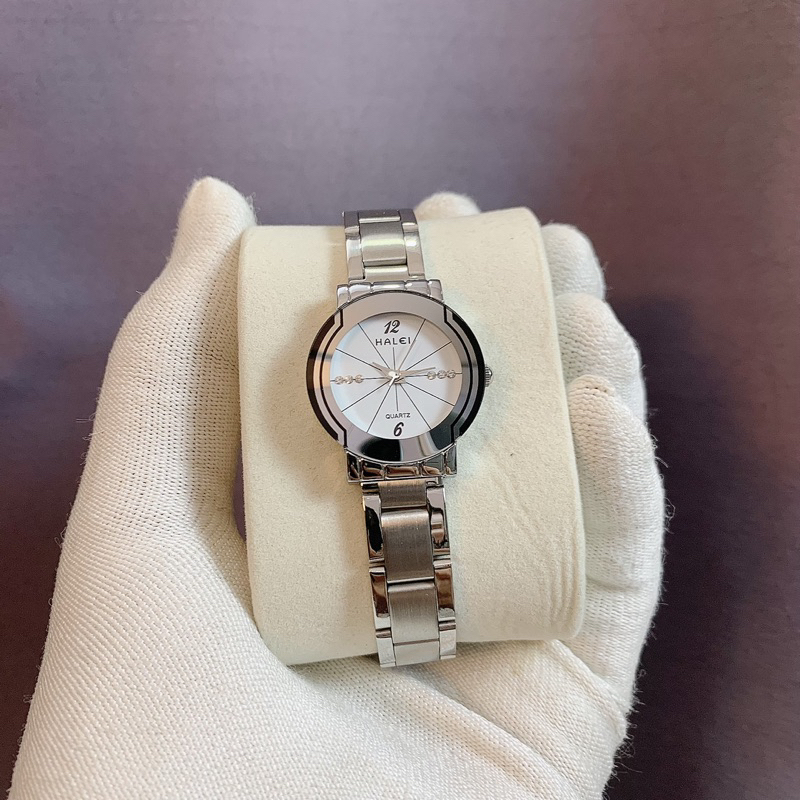 Đồng hồ Nữ Hale ah457 dây thép cao cấp , máy nhật chống nước tốt