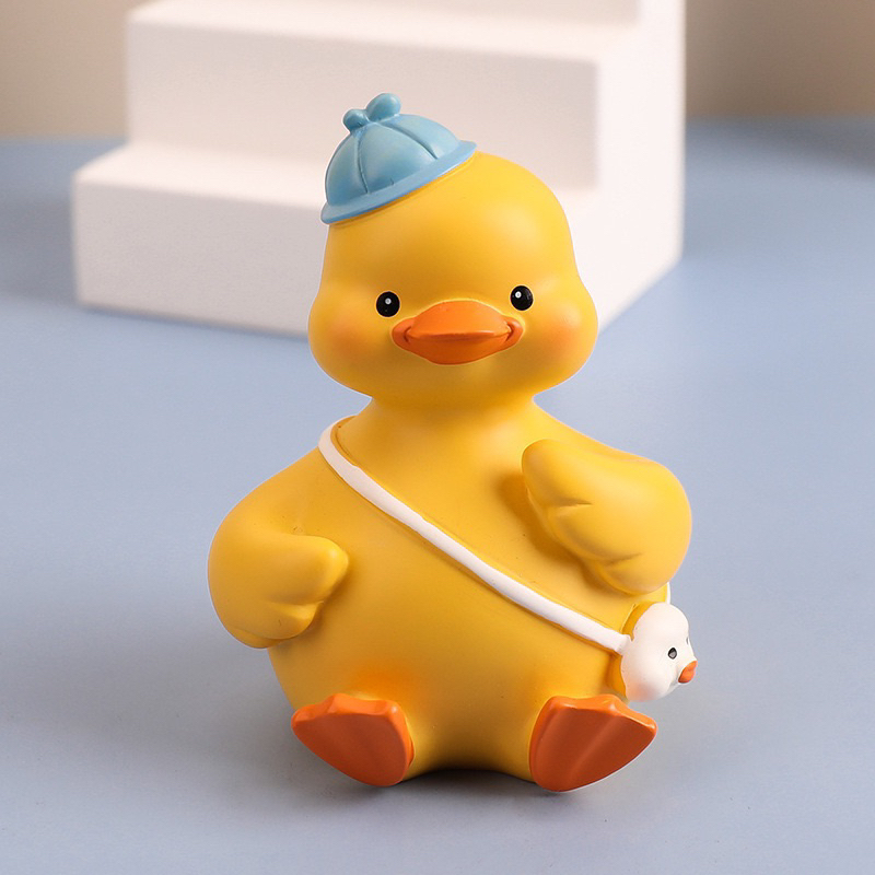 Tô Tượng Thạch Cao Chú vịt dễ thương size 6-7cm