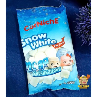 Kẹo Marshmallow Mega 120gr ⚡ LOẠI NGON ⚡ kẹo xốp Marshmallow Mega dùng để làm kẹo nougat, kẹo hạnh phúc