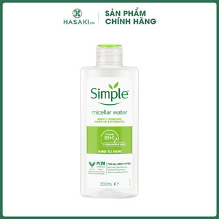 Nước Tẩy Trang Simple Dành Cho Da Nhạy Cảm Hasaki Sản phẩm chính hãng