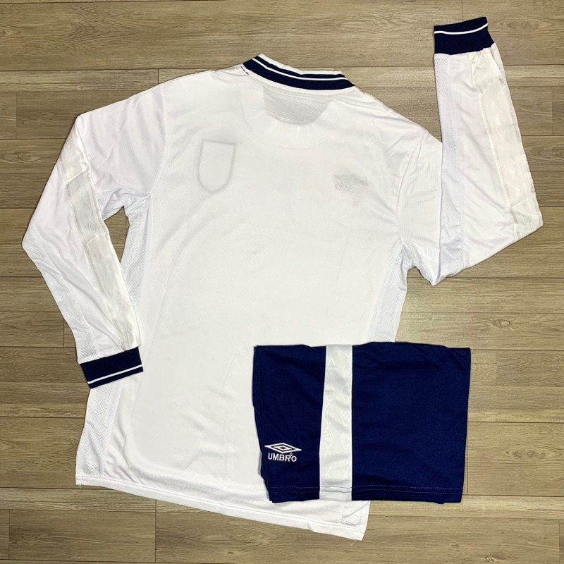 Áo Bóng Đá, Quần Áo Đá Banh Đội Tuyển Anh Sân Nhà 2000 - Vải Gai Thái Cao Cấp