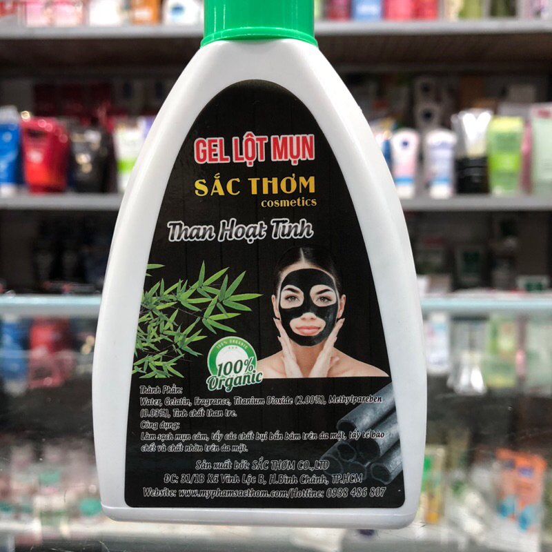 Gel lột mụn Sắc Thơm than hoạt tính