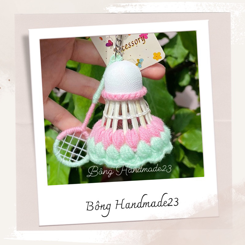Móc khoá cầu lông xoè - By BongHandmade23