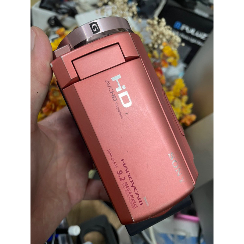 Máy quay phim Sony HDR CX535 chống rung mắt liếc