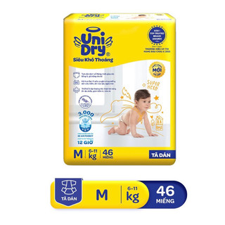 Tã Bỉm Dán UniDry Siêu Khô Thoáng