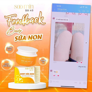 ( Chính hãng) Kem Body Sữa non Soo Min Hàn Quốc (Tặng gói tẩy tế bào chết)