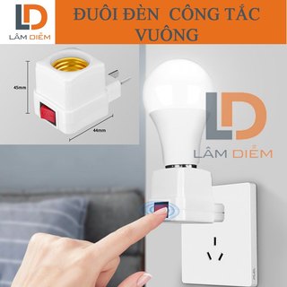 ĐUÔI BÓNG ĐÈN E27 CÓ CÔNG TẮC E30