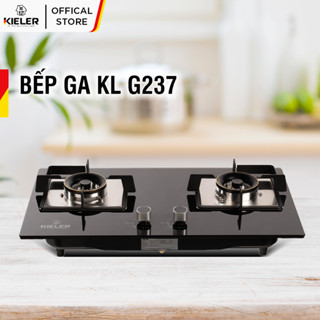 Bếp gas mặt kính cường lực KIELER KL-G237 tiết kiệm gas, công suất mạnh 4500W, mặt bếp chịu nhiệt tốt - Miễn phí lắp đặt