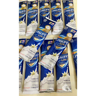 10 gói ensure vị vani, hạnh nhân, cafe date mới t7/2025