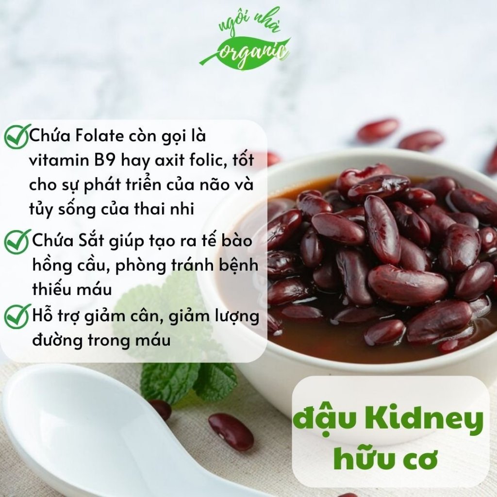 Đậu đỏ Kidney đậu thận hữu cơ Parliament Red Kidney Bean