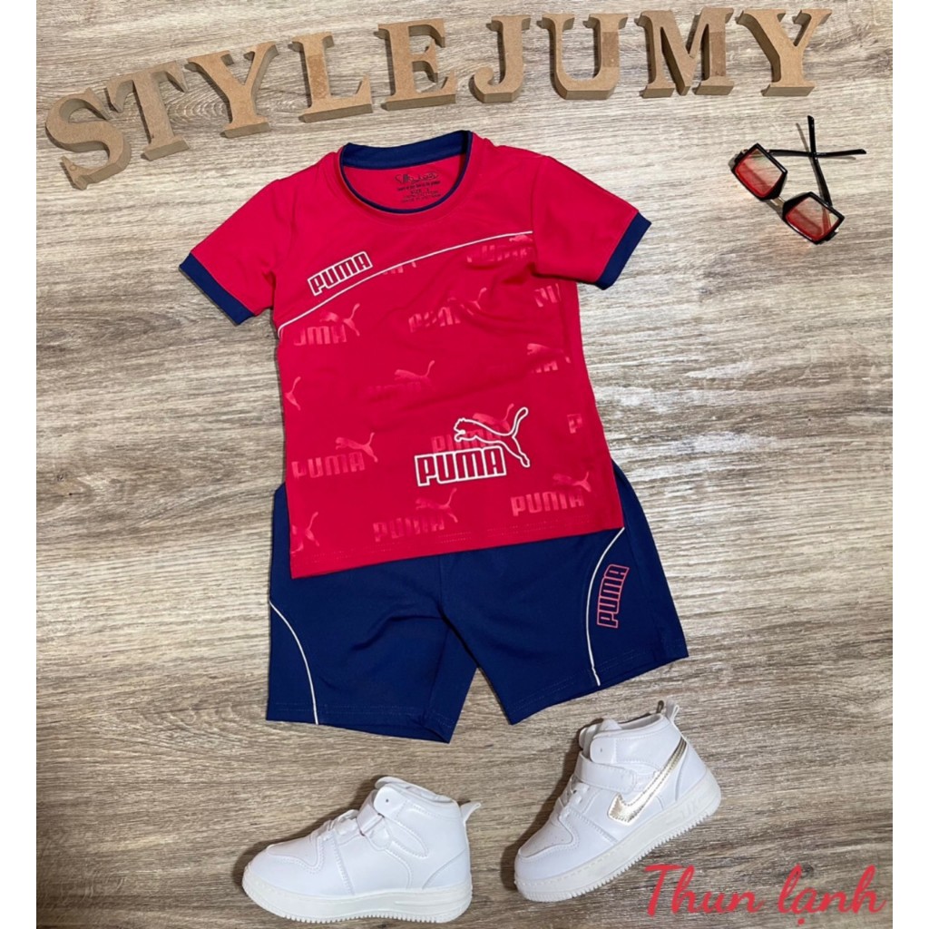 Đồ bộ thể thao thun lạnh loại 1 thương hiệu StyleJumy