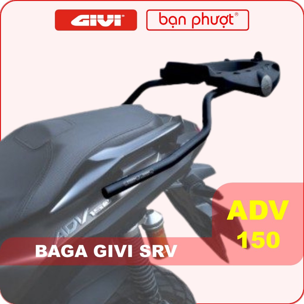 Baga Givi Sau Xe ADV 150 - Cảng Givi ADV150, Honda ADV 150 - SRV ADV150 - Bạn Phượt