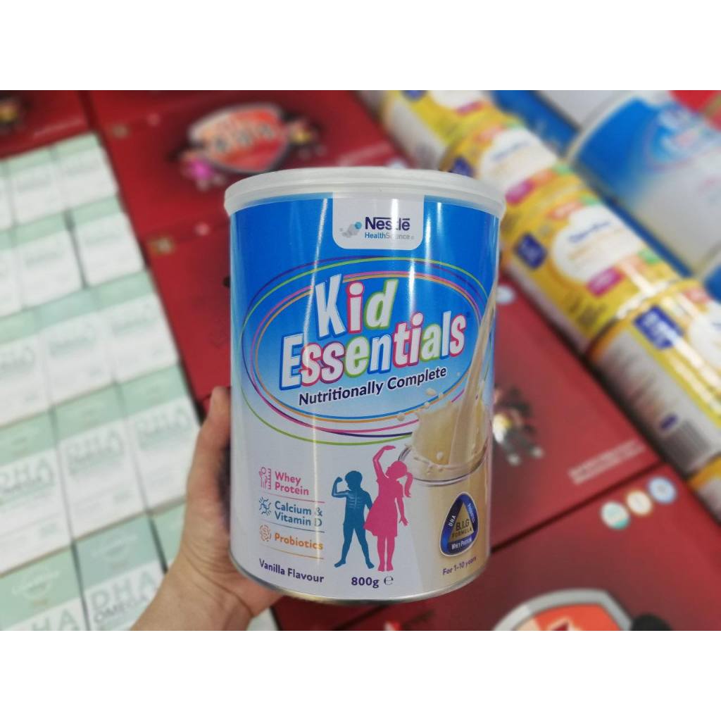 Sữa Kid Essentials Nestle Úc Vị Vani - Sữa Bột Công Thức 800g