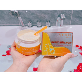 ( Chính hãng) Kem Body Sữa non Soo min Hàn Quốc ( tặng gói tẩy tế bào chết)