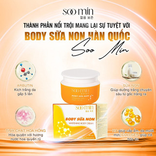 Kem Body Sữa non Soo min Hàn Quốc