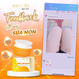 ( Chính hãng) Kem Body Sữa non Soo min Hàn Quốc ( tặng gói tẩy tế bào chết)