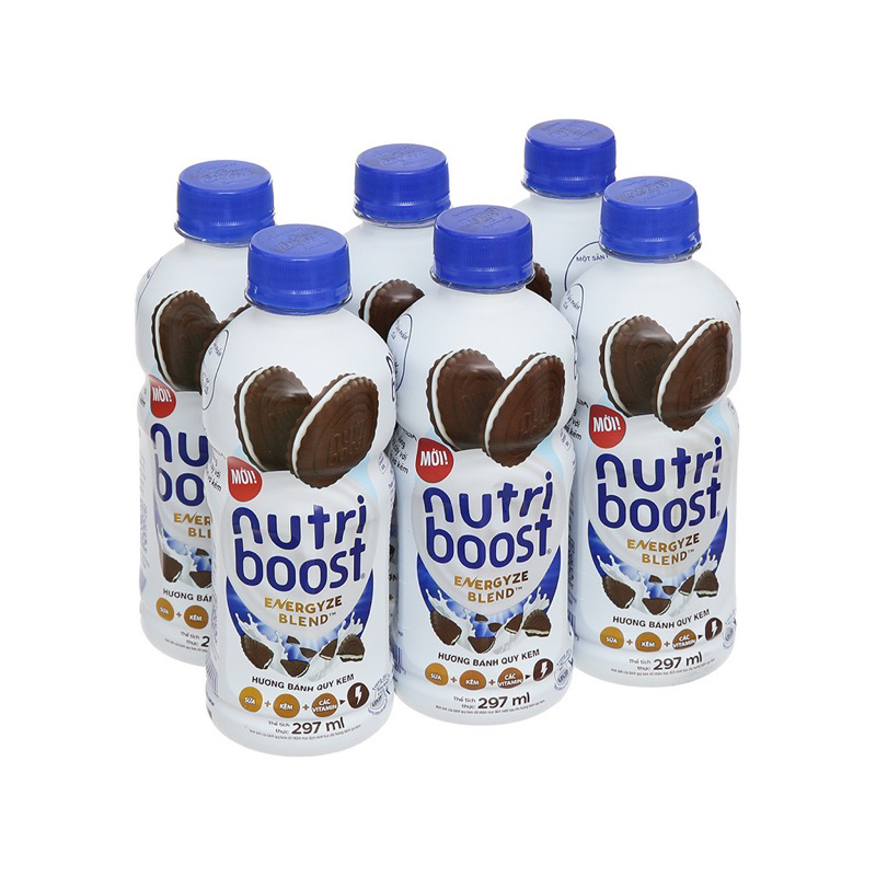 Thùng 24 chai sữa trái cây Nutriboost Coca-Cola 297ml