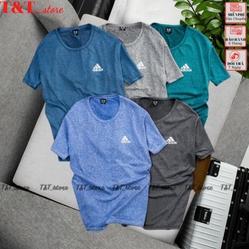 Áo Thun Nam 💥BIG SIZE💥Áo Phông Nam Tay Ngắn Cổ Tròn Chất Thun Mè Thái Co Giản 4 Chiều Thấm Hút Mồ Hôi T&T_store