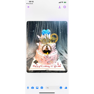 bánh sinh nhật 2 tầng