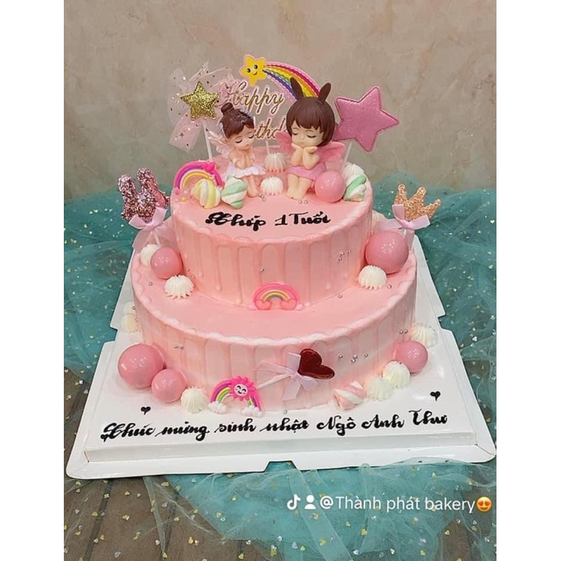 Bánh sinh nhật 2 tầng