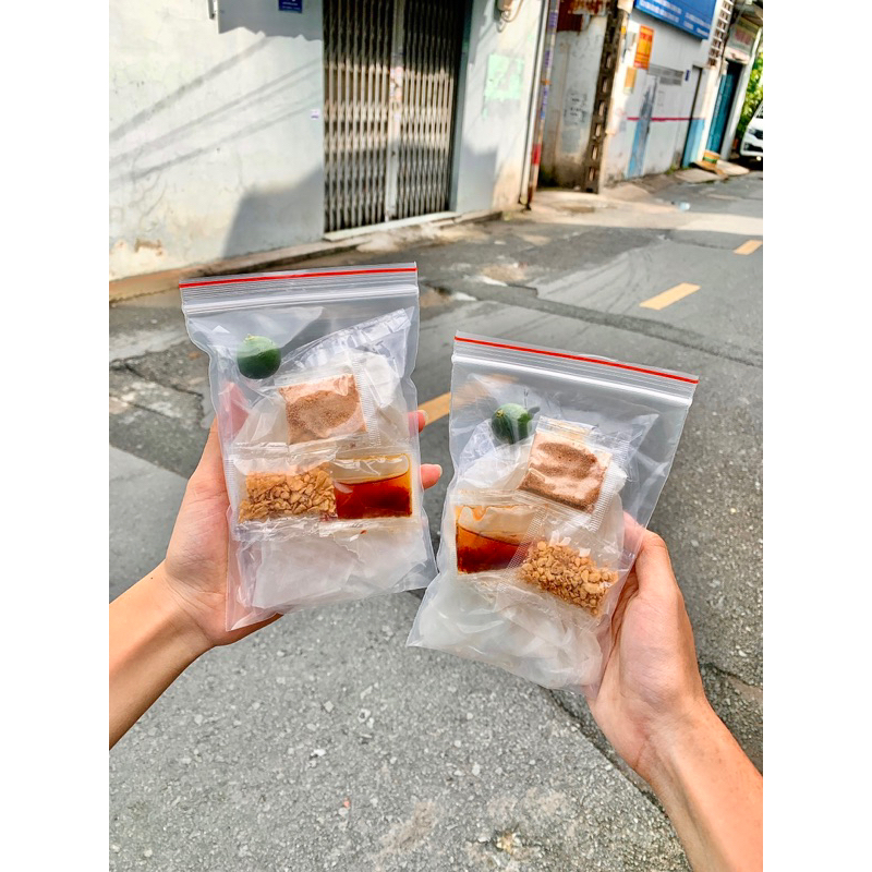 Bánh tráng phơi sương SATE TỎI MUỐI - Bánh tráng Mạnh Hùng