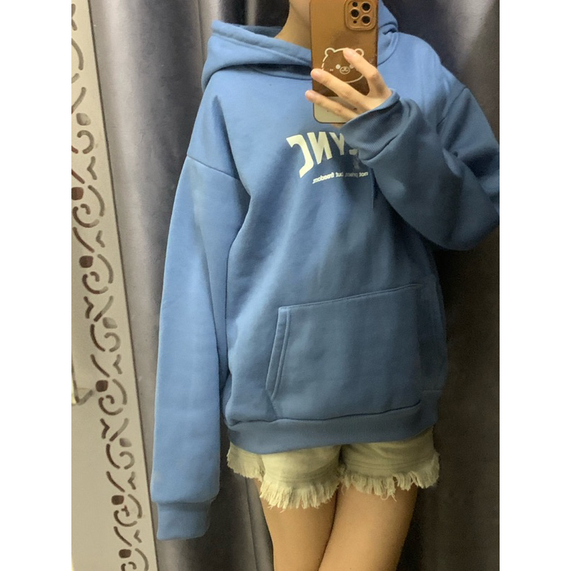 Pass áo hoodie xanh