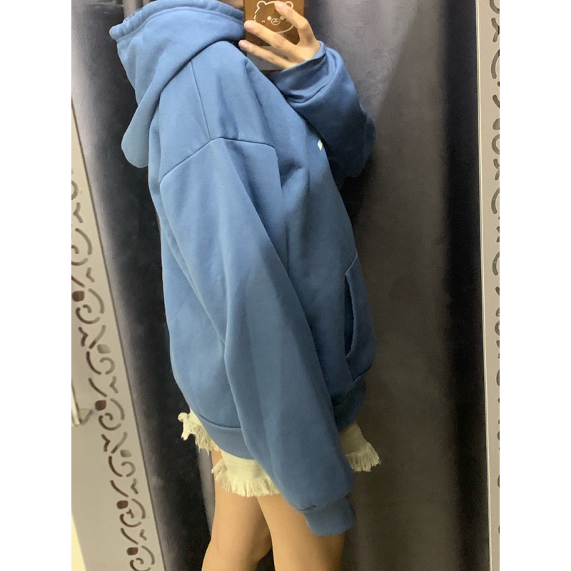 Pass áo hoodie xanh
