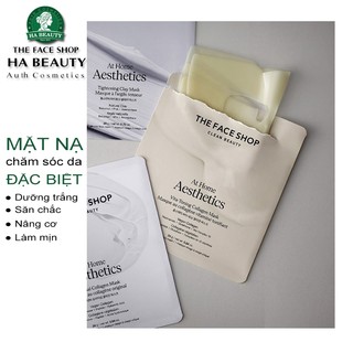 Mặt nạ giấy chăm sóc da đặc biệt sáng khỏe mịn màng da hàn quốc the face shop clean beauty at home aesthetics