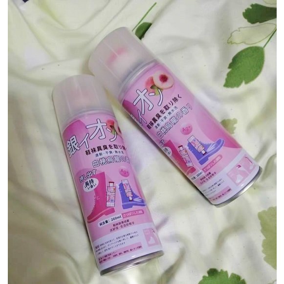 Xịt khử mùi hôi chân giày hương Đào 260ml