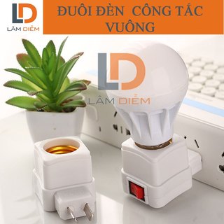 Đuôi đèn e 27 có công tắc E30