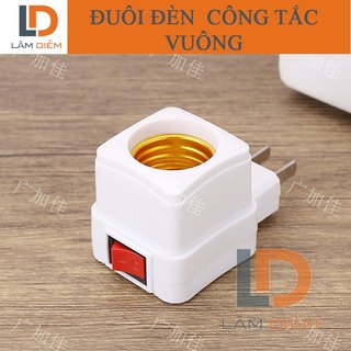 Đuôi đèn e 27 có công tắc E30