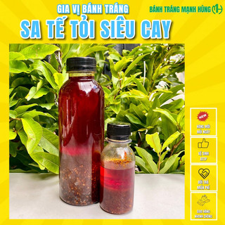 ỚT SA TẾ TỎI SIÊU CAY 100g / 500g - Bánh tráng Mạnh Hùng