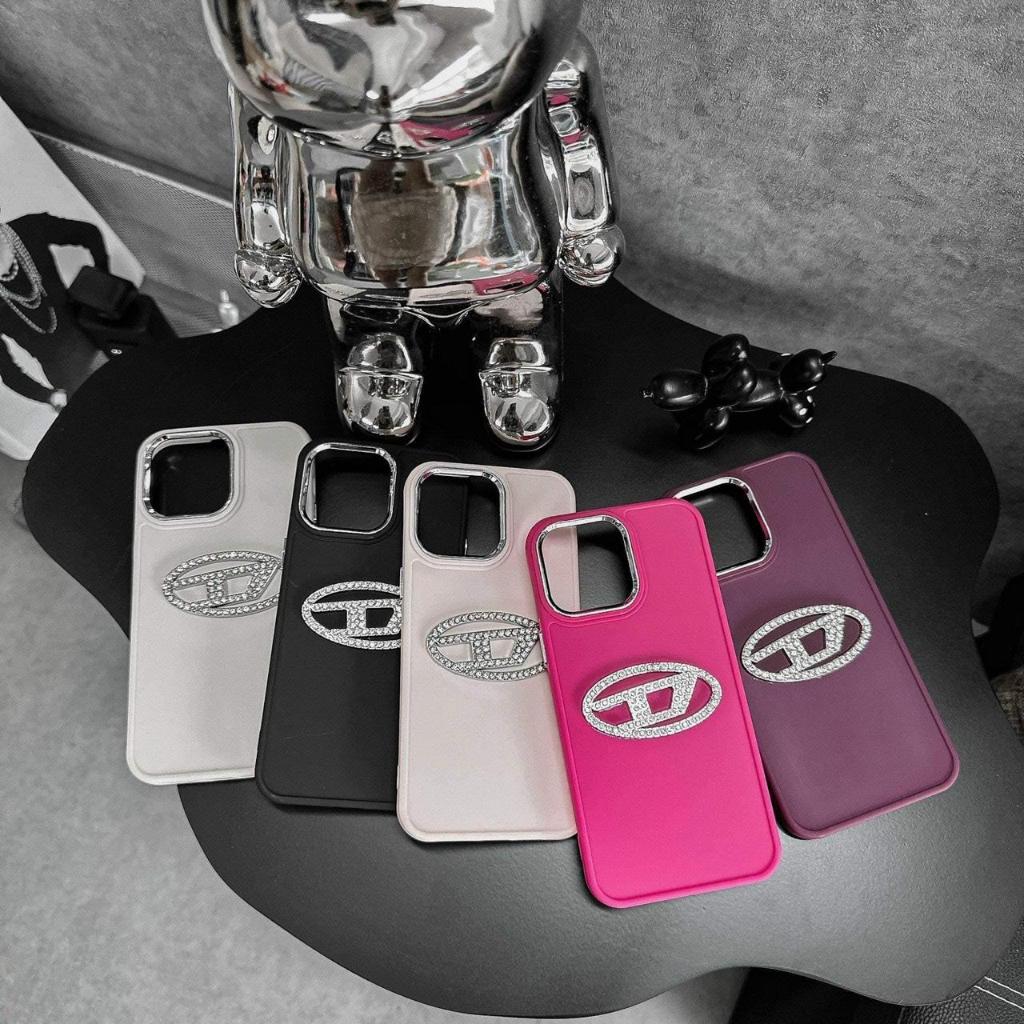 Ốp lưng i phone viền kim loại DIESEL 7plus 8plus x xsmax 11 11promax 12 promax 13 13promax 14promax