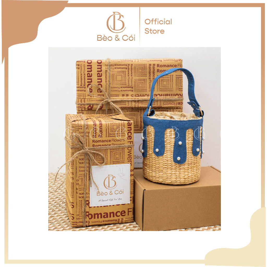 Quà tặng 20.10 - Túi xách thủ công thương hiệu Bèo & Cói