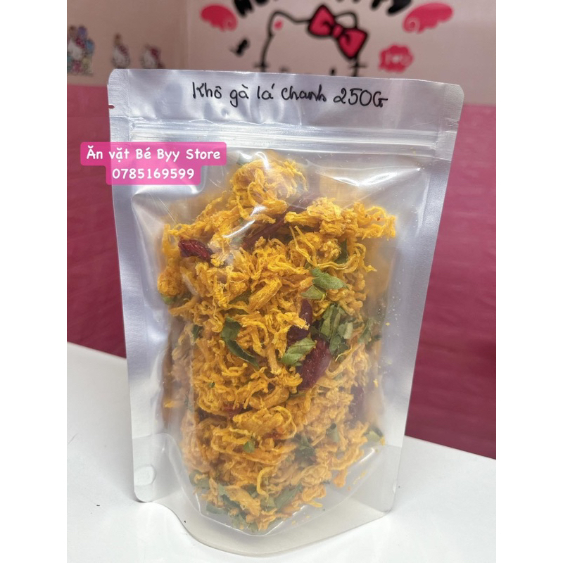 Khô gà lá chanh | Khô gà bơ tỏi 250G