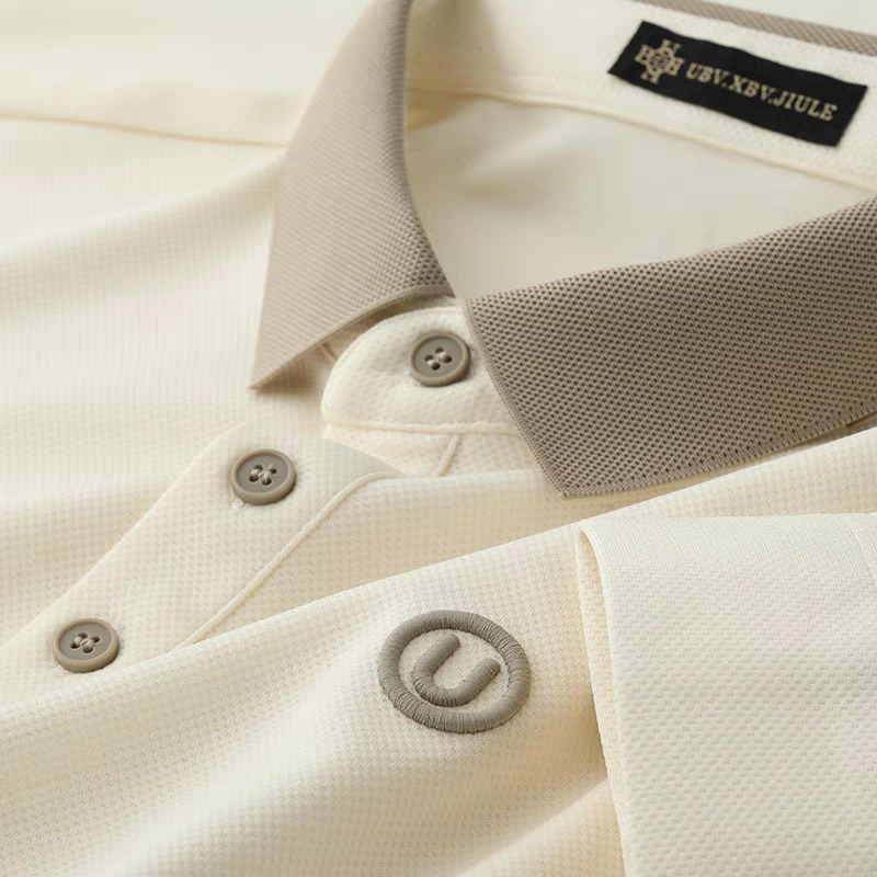 Áo Polo Nam Cao Cấp Logo Thêu Hình Chữ U Unim Store Vải Cá Sấu CVC Thông Hơi Không Nhăn Mát - P09